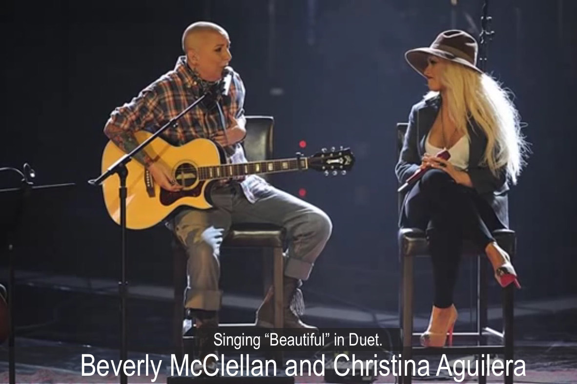 Beverly McClellan on The Voice singing with coach Christina Aguilera